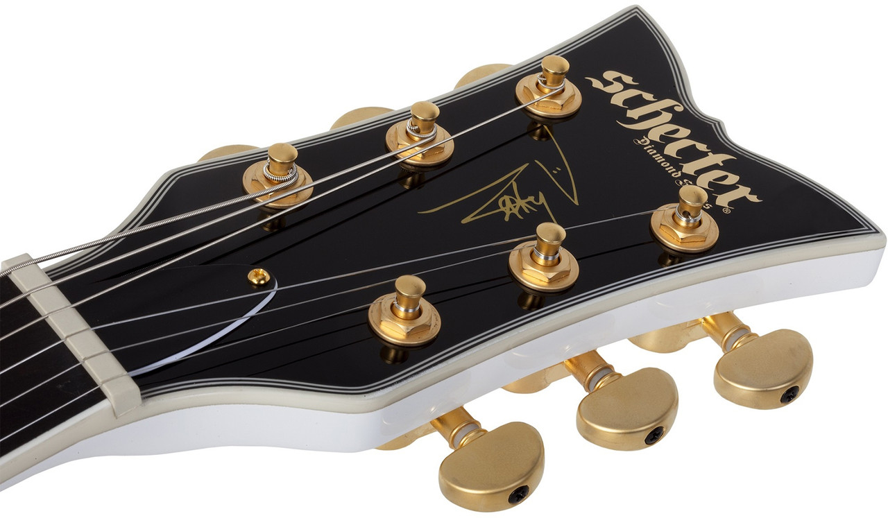 Schecter ZV-H6LLYW66D - Gloss White (542) | Musician Madness