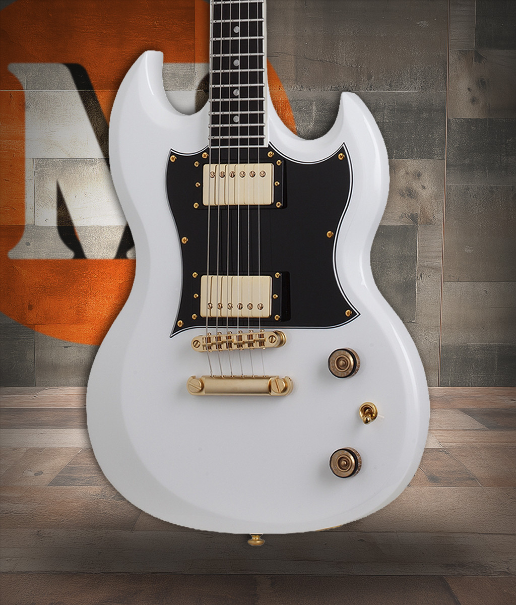 Schecter ZV-H6LLYW66D - Gloss White (542) | Musician Madness