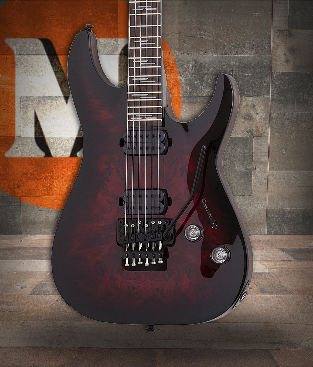 Schecter Omen Elite-6 FR - Black Cherry Burst (2453)