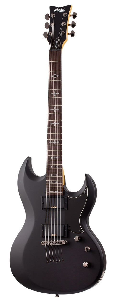 Schecter Demon S-II - Satin Black (3664) | Musician Madness