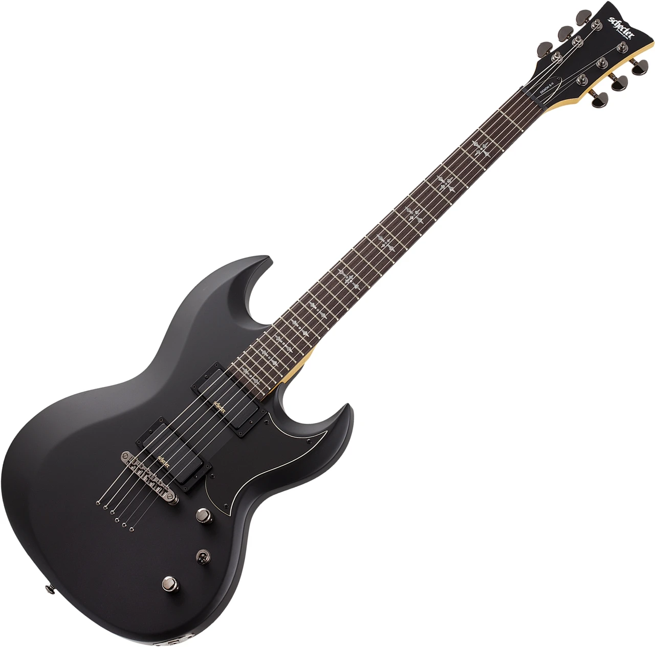 Schecter Demon S-II - Satin Black (3664) | Musician Madness