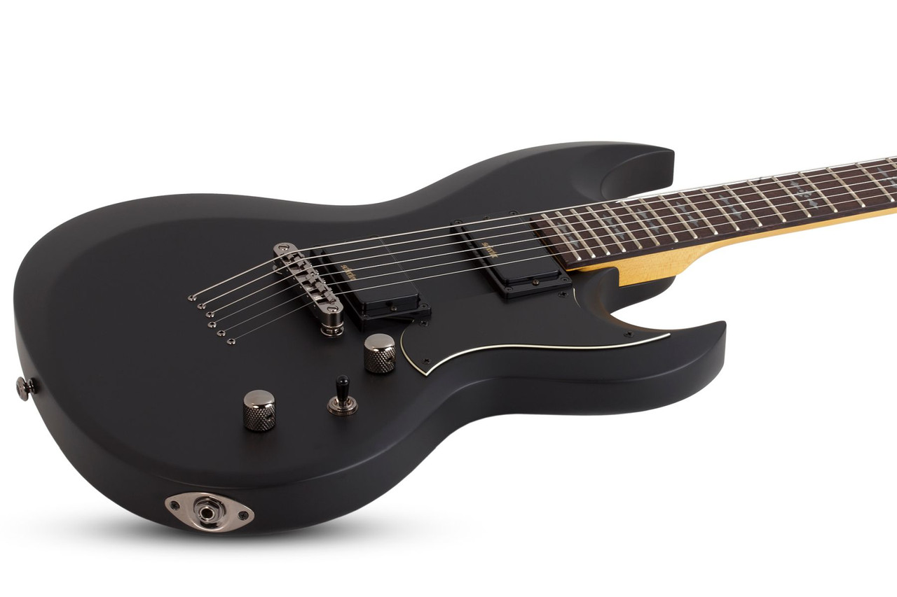 Schecter Demon S-II - Satin Black (3664) | Musician Madness