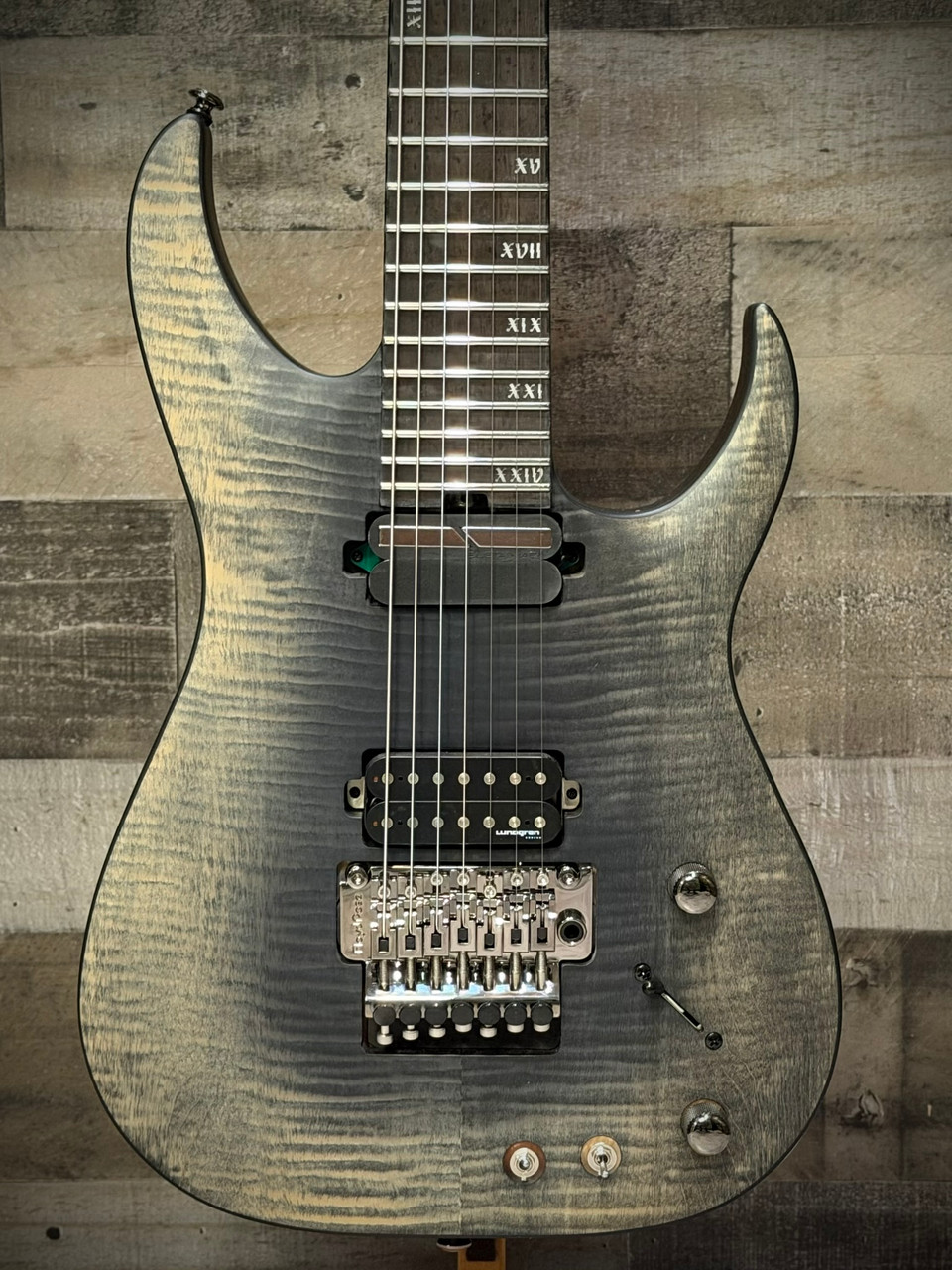 Schecter Banshee Mach-7 FR S Electric Guitar - Fallout Burst (1413) | Musician Madness