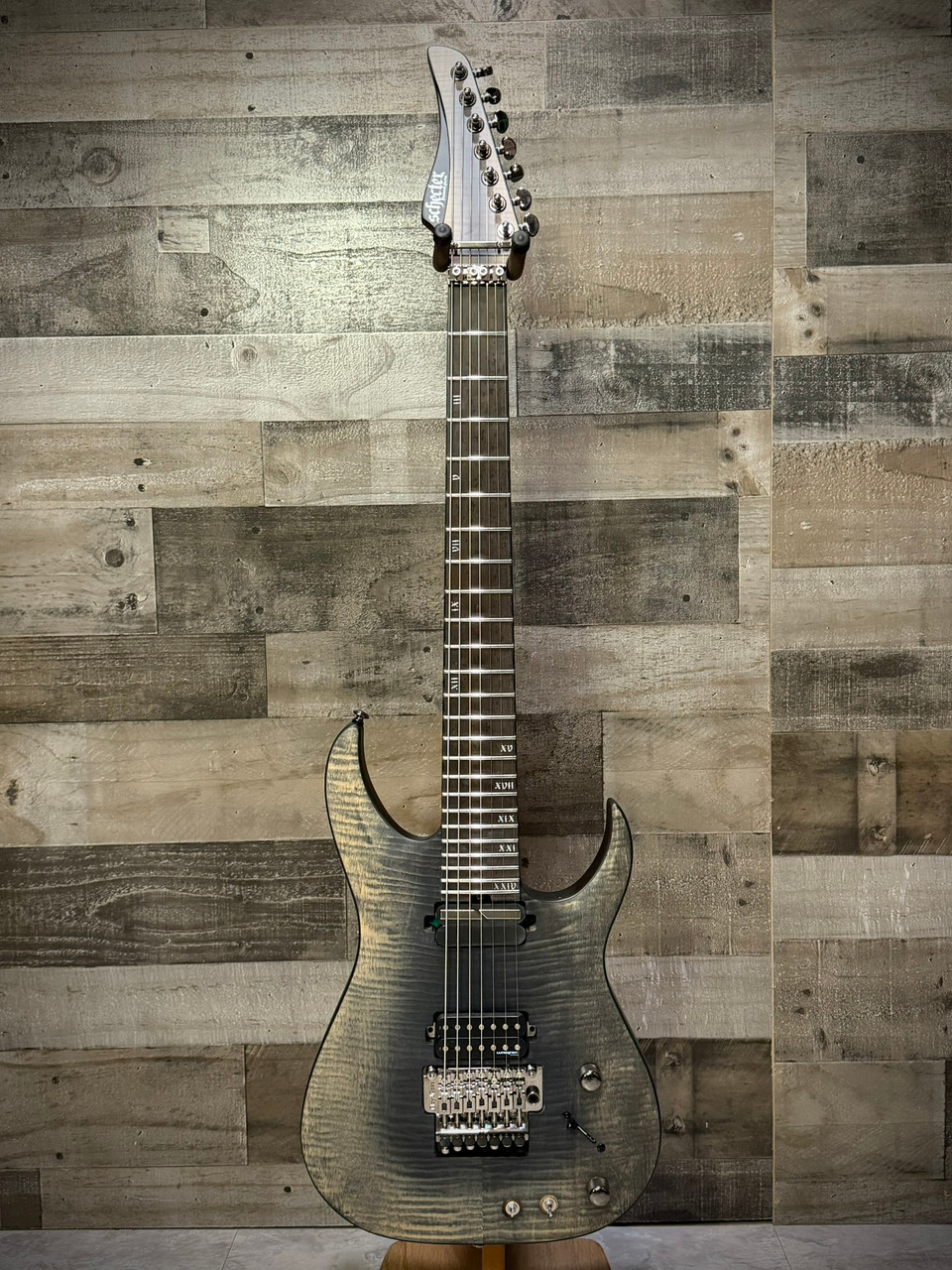 Schecter Banshee Mach-7 FR S Electric Guitar - Fallout Burst (1413) | Musician Madness