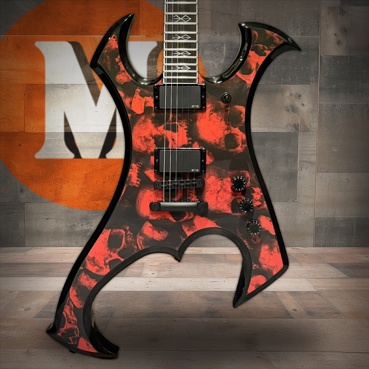 Schecter Wylde Audio Berzerker Electric Guitar - Blood Skull (4582) | Musician Madness