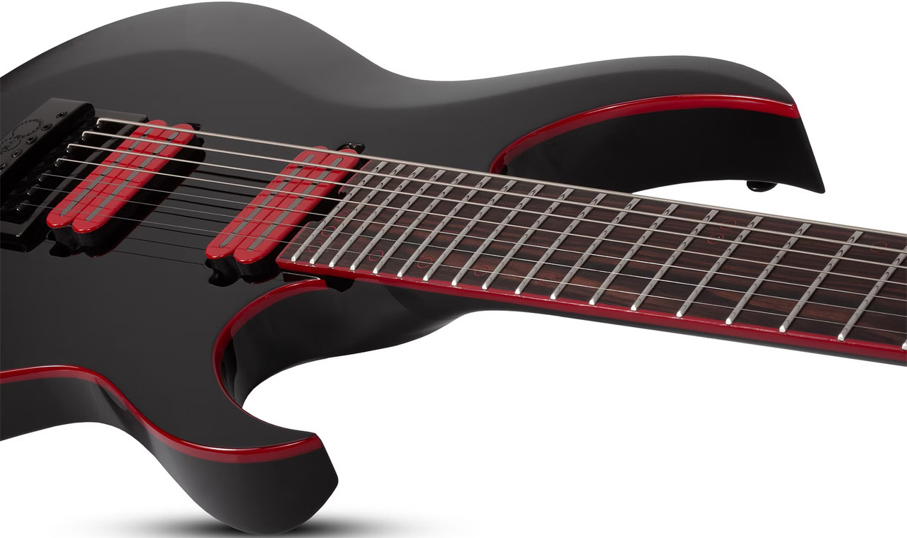 Schecter Sunset-7 ET Red Dawn - Gloss Black (3893)