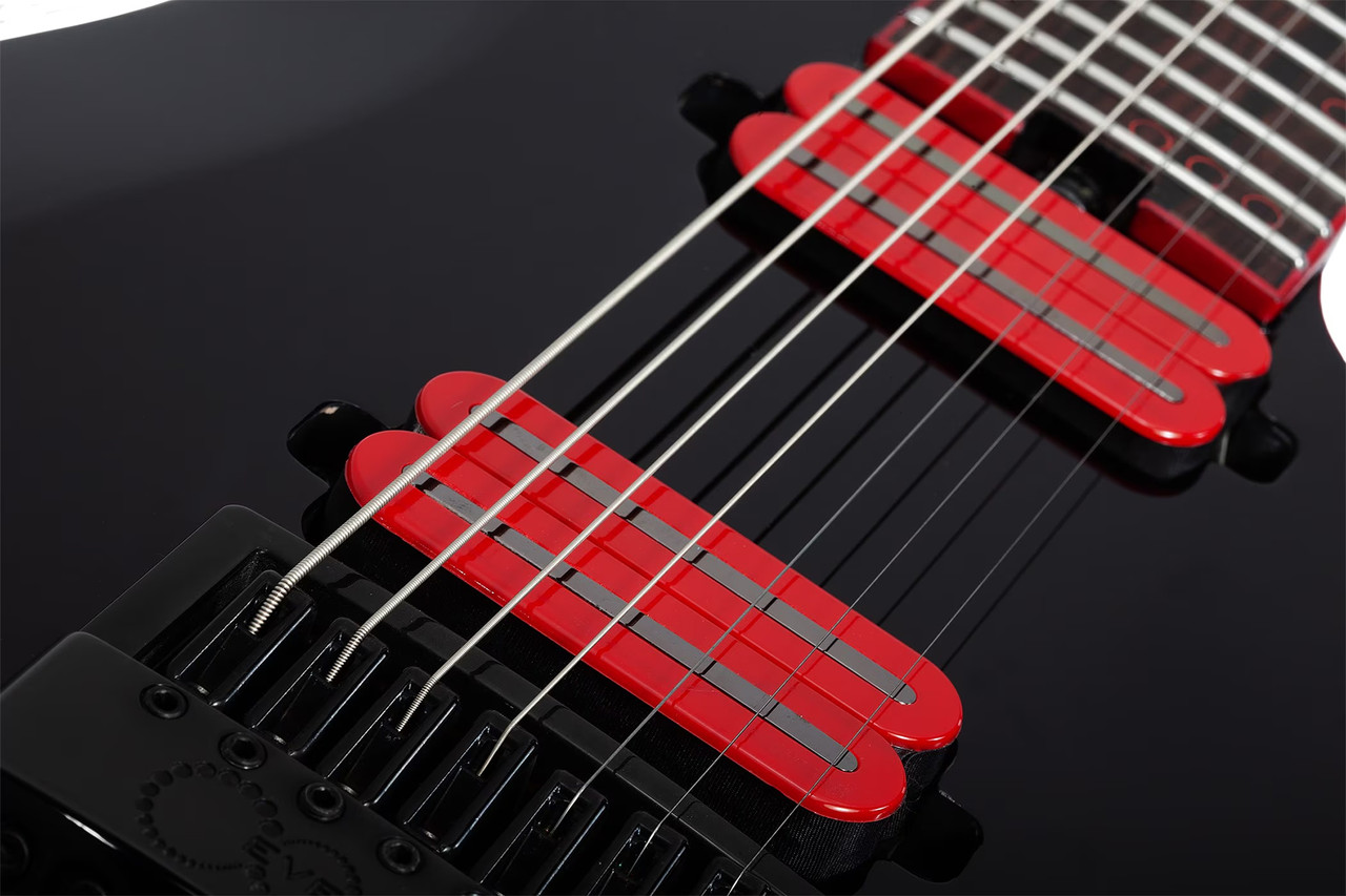Schecter Sunset-7 ET Red Dawn - Gloss Black (3893) | Musician Madness