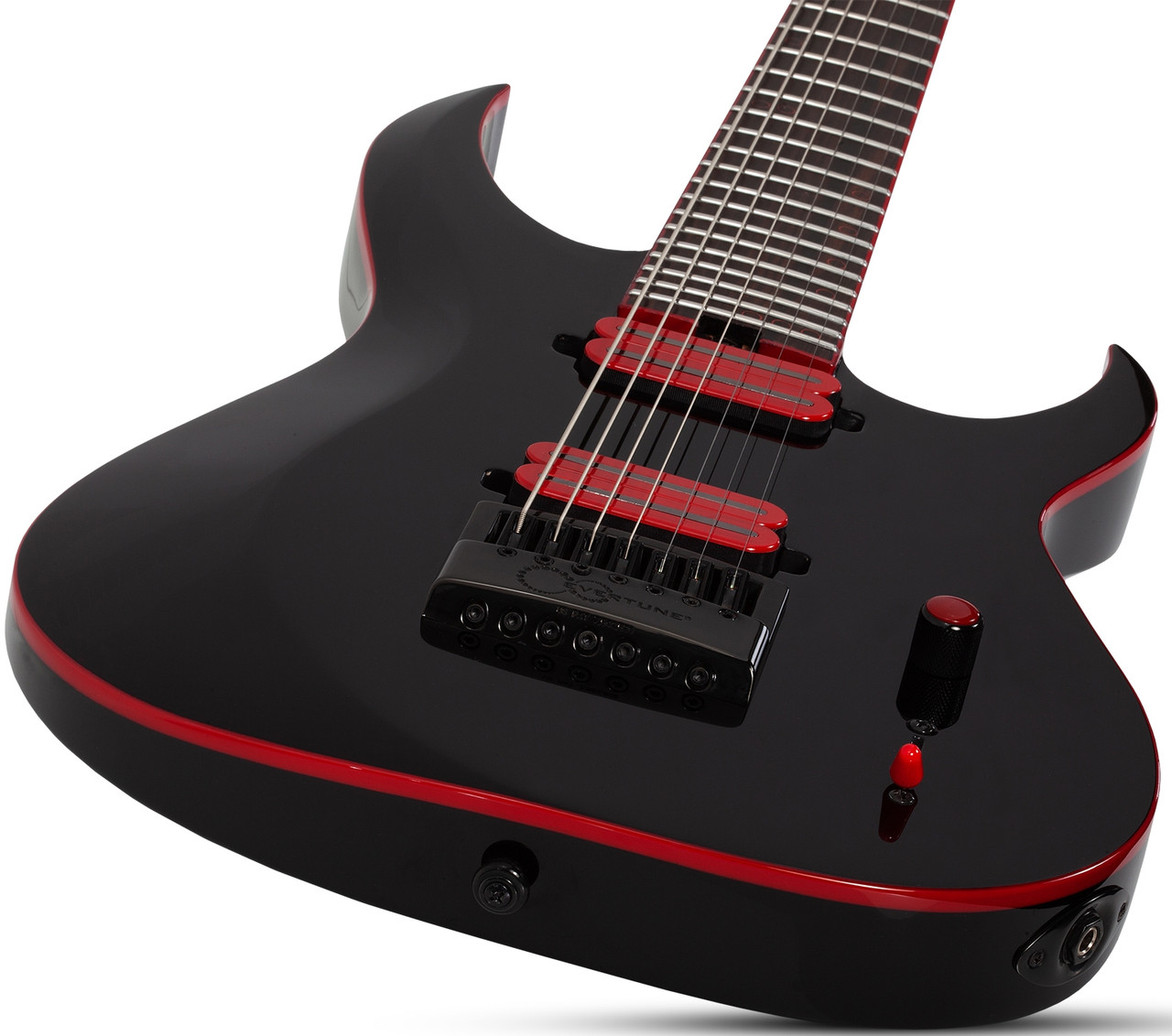 Schecter Sunset-7 ET Red Dawn - Gloss Black (3893) | Musician Madness
