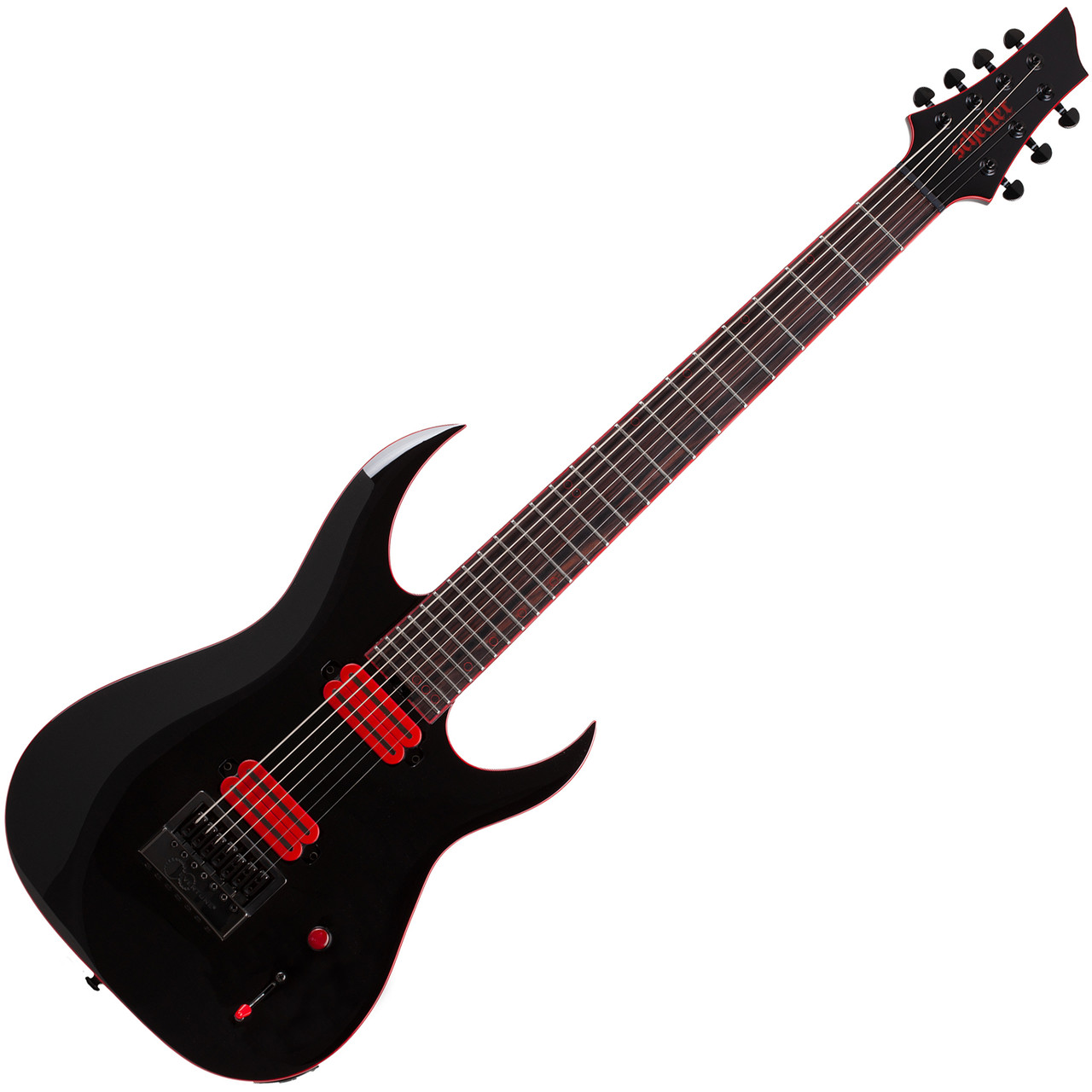 Schecter Sunset-7 ET Red Dawn - Gloss Black (3893) | Musician Madness