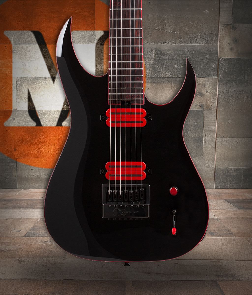 Schecter Sunset-7 ET Red Dawn - Gloss Black (3893) | Musician Madness