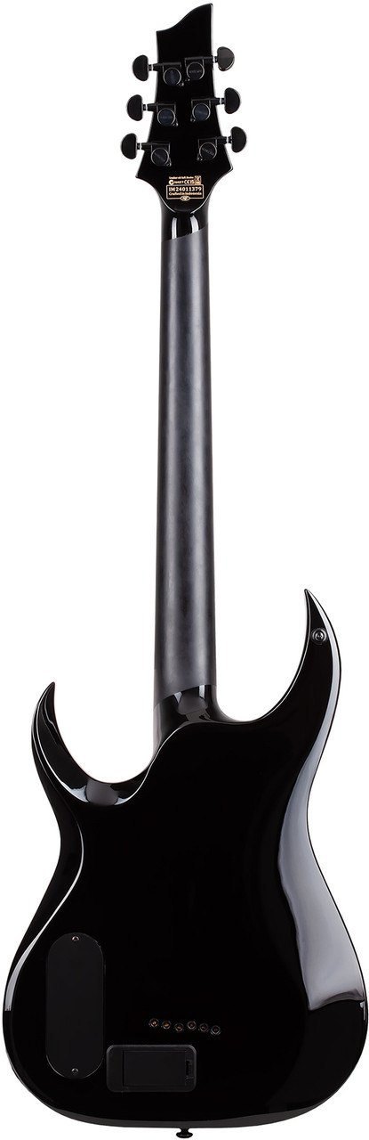 Schecter Sunset-6 Red Dawn Electric Guitar - Gloss Black (3890) | Musician Madness
