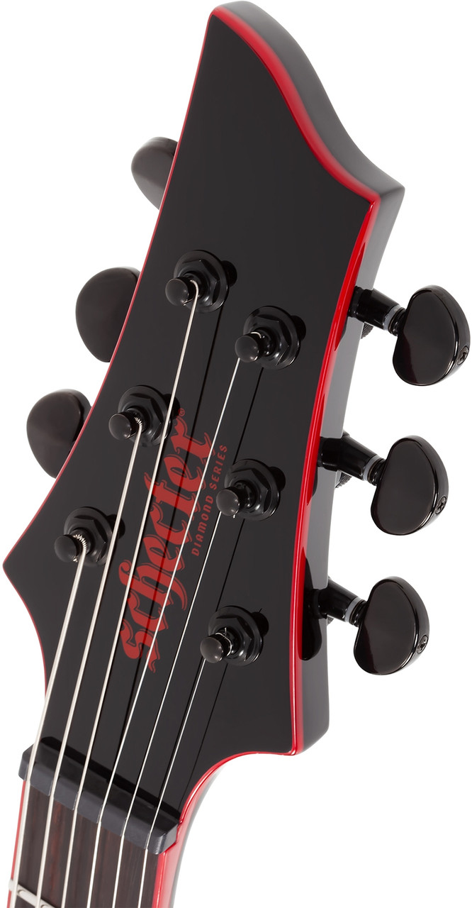 Schecter Sunset-6 Red Dawn - Gloss Black (3890)