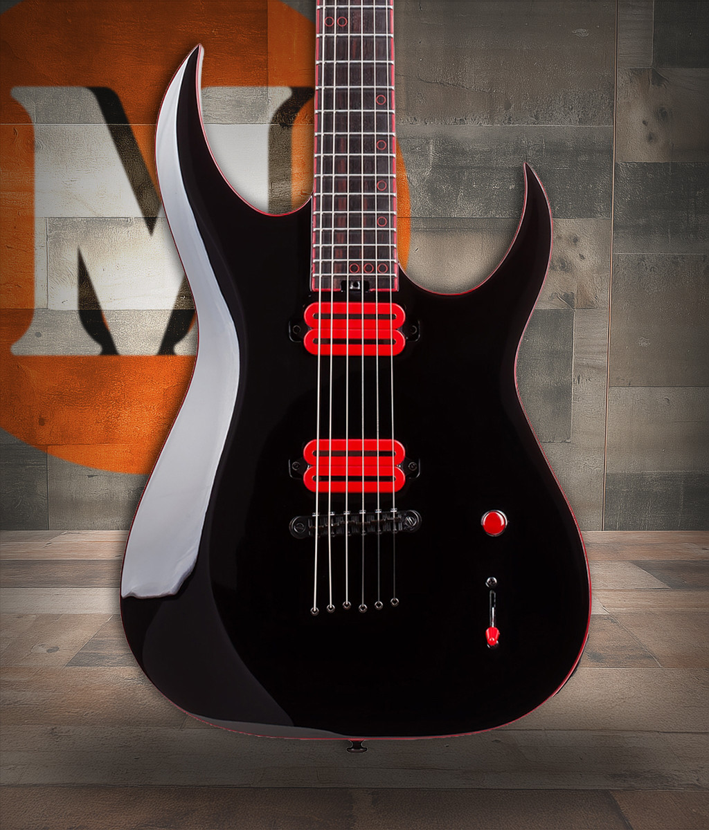 Schecter Sunset-6 Red Dawn - Gloss Black (3890)