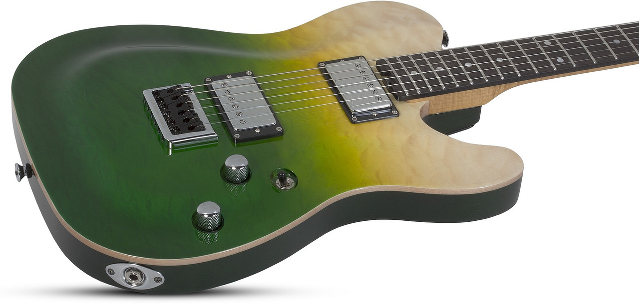 Schecter PT Classic w/ Case - Caribbean Fade Burst (7321) | Musician Madness