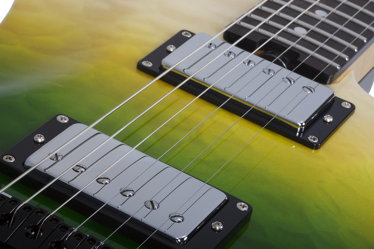 Schecter PT Classic w/ Case - Caribbean Fade Burst (7321)