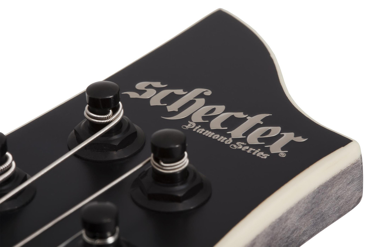 Schecter C-8 MS SLS Elite Evil Twin - Satin Black (1368) | Musician Madness