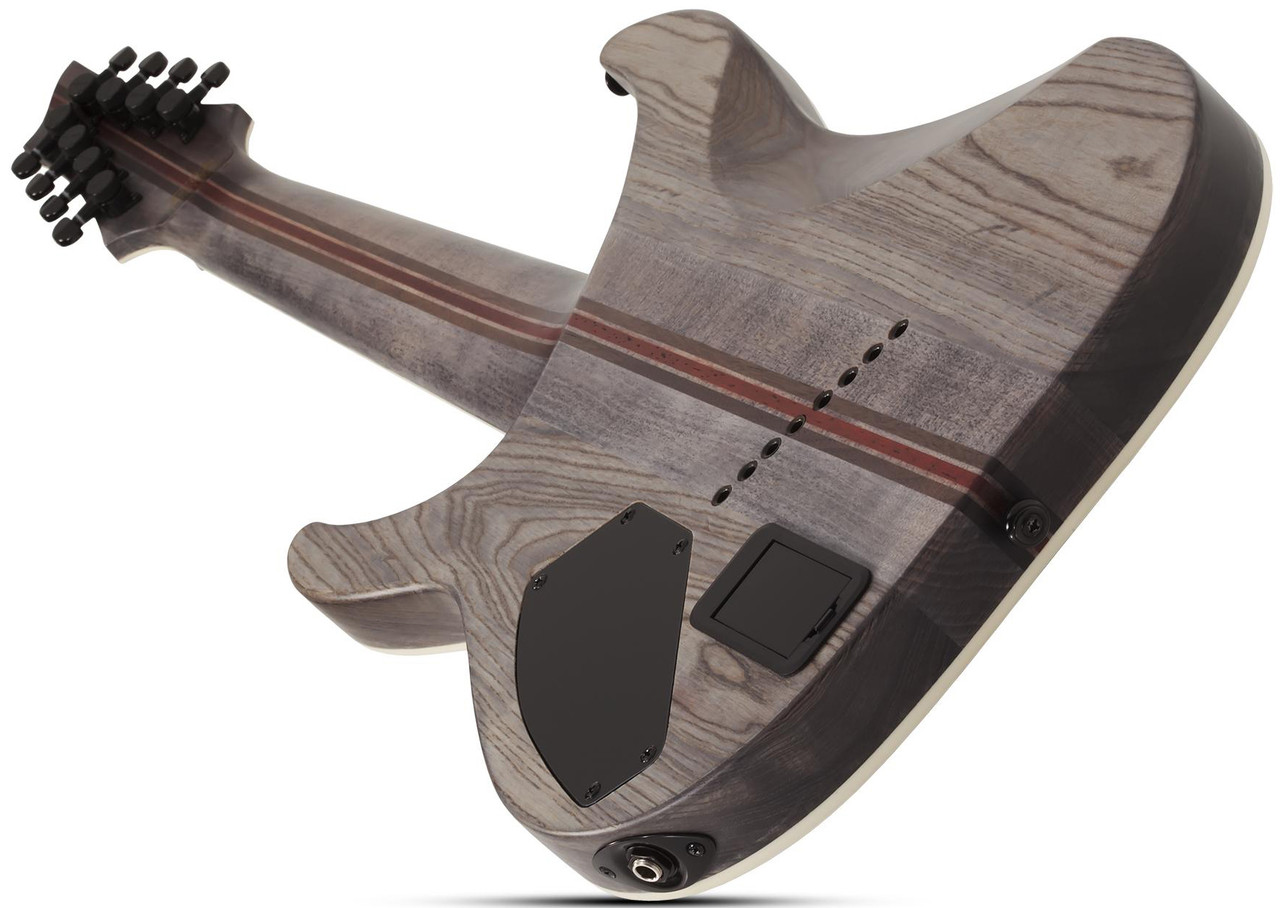 Schecter C-8 MS SLS Elite Evil Twin - Satin Black (1368) | Musician Madness