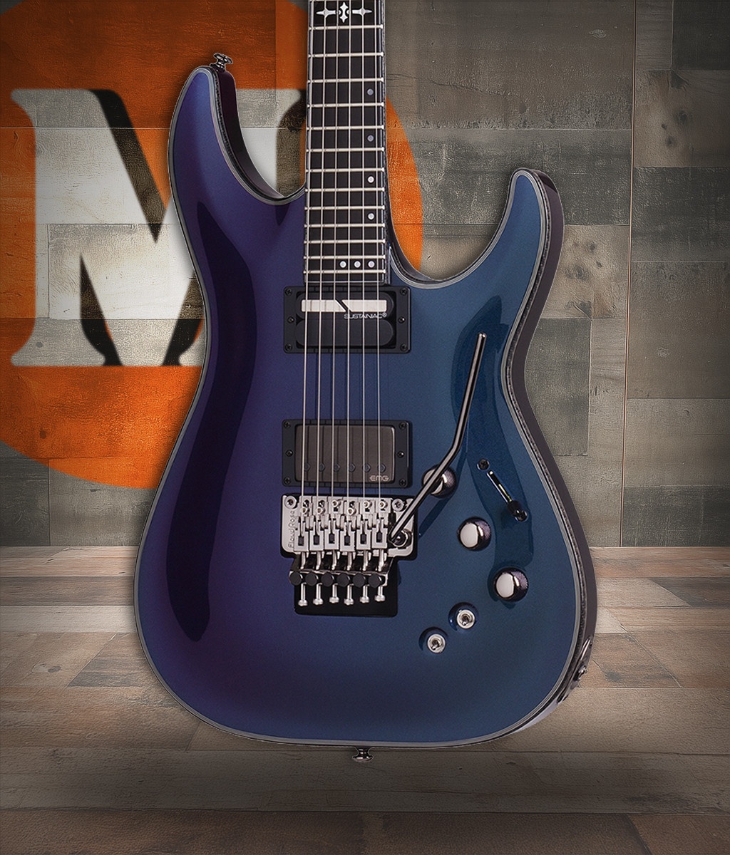 Schecter Hellraiser Hybrid C-1 FR S - Ultra Violet (UV) (1955) | Musician Madness