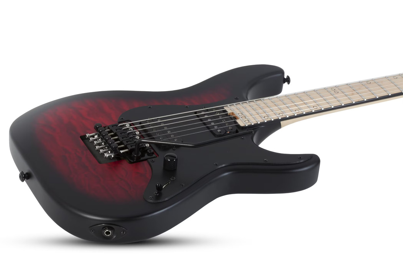 Schecter Miles Dimitri Baker SVSS - Crimson Red Burst Satin (2135)