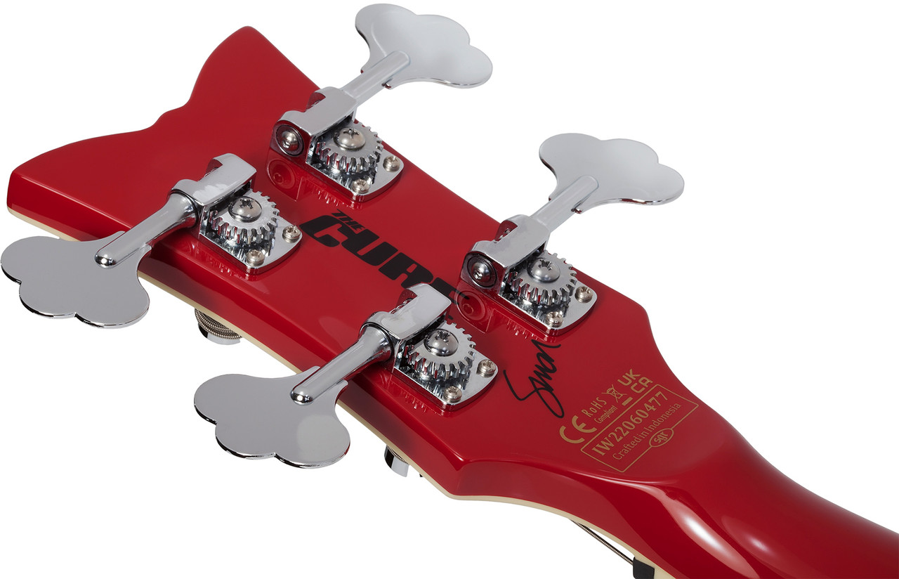 Schecter Simon Gallup Corsair Electric Guitar - Red (2240) | Musician Madness