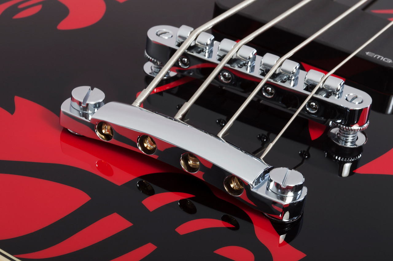 Schecter Simon Gallup Corsair Electric Guitar - Red (2240) | Musician Madness