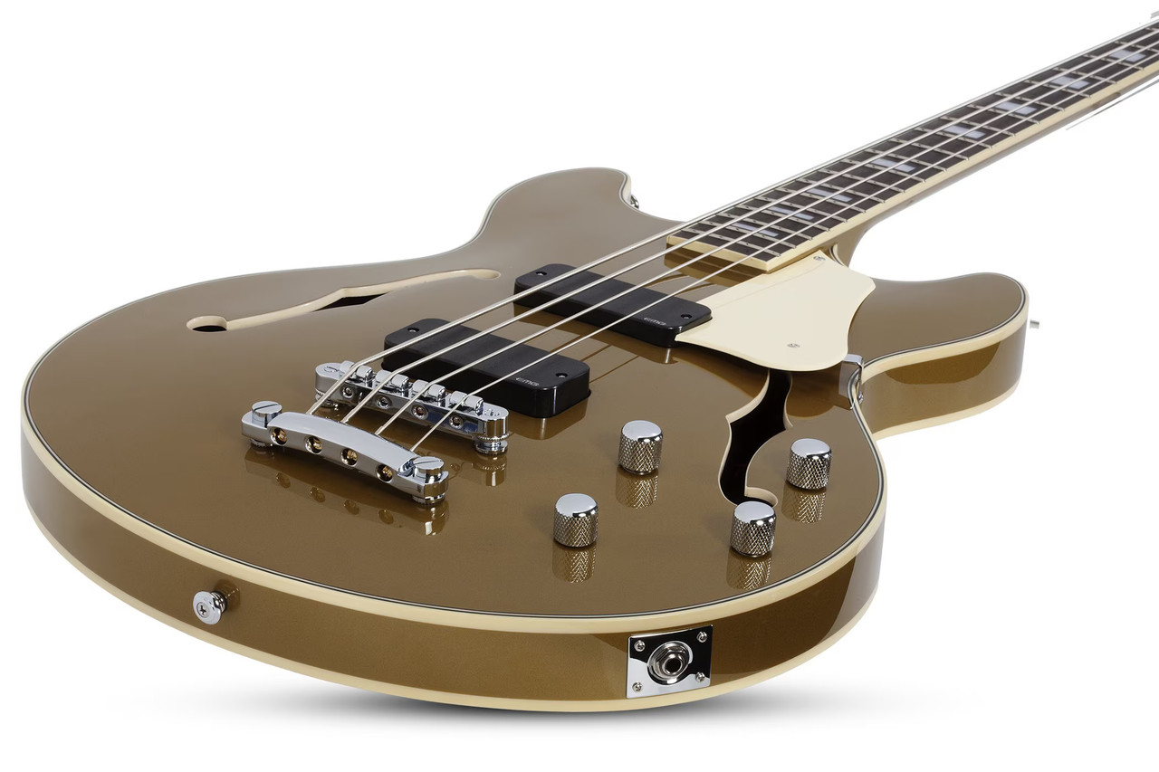 Schecter Corsair Bass - Metallic Gold (MGLD) (1551) | Musician Madness