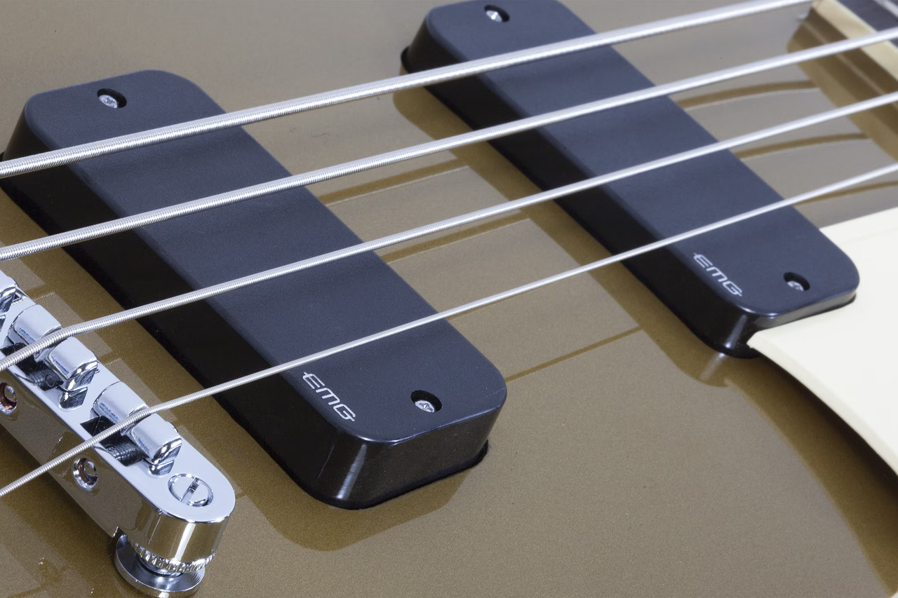 Schecter Corsair Bass - Metallic Gold (MGLD) (1551) | Musician Madness