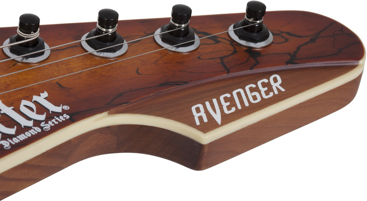 Schecter Avenger Exotic - Spalted Maple (580)