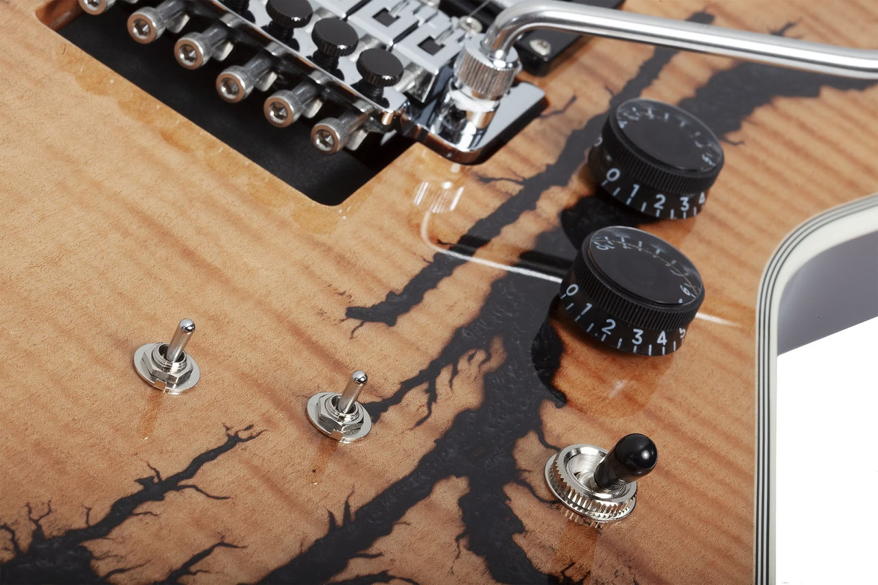 Schecter E-1 FR-S Electro-Resin - Gloss Natural (605) | Musician Madness