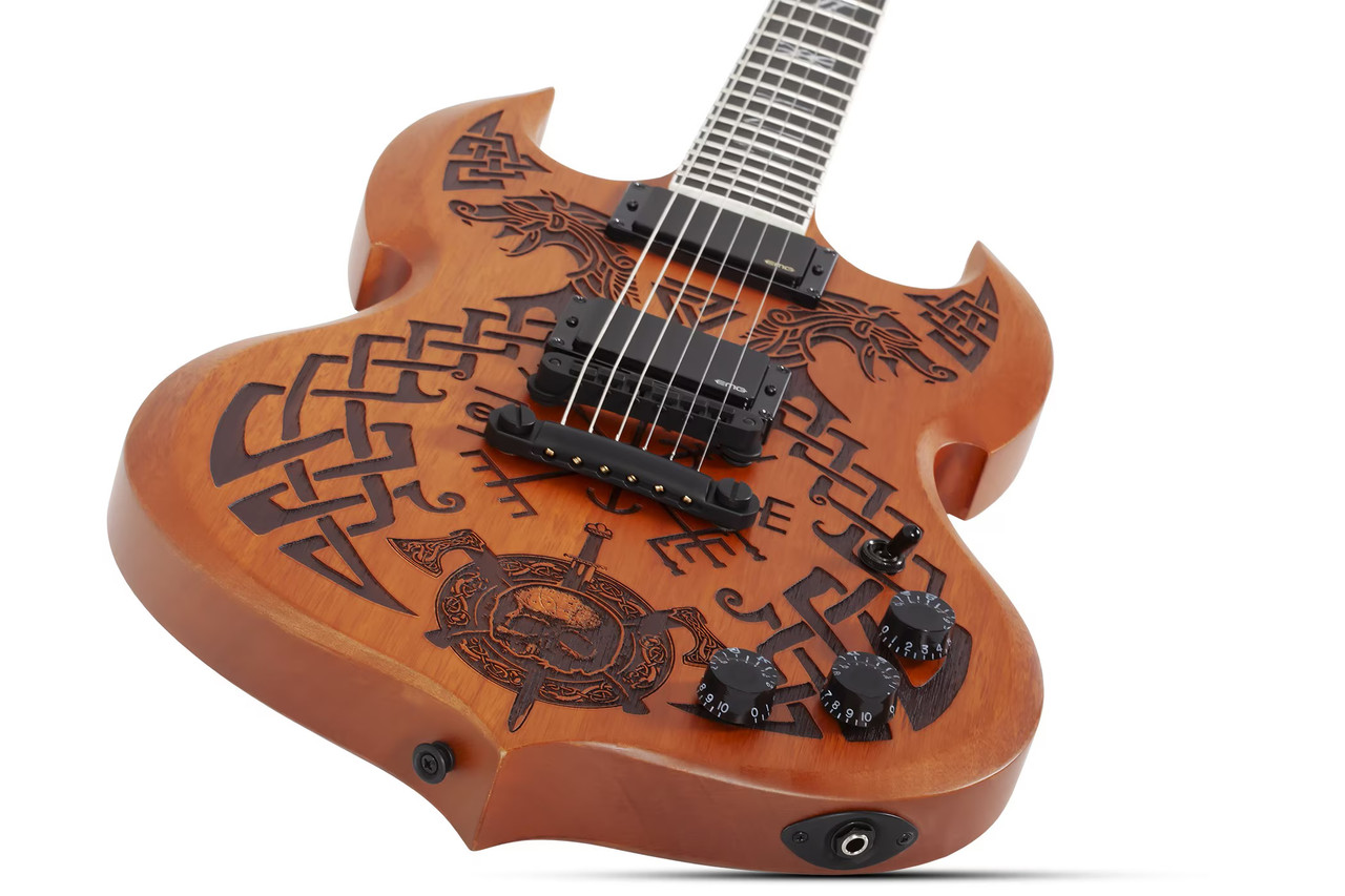 Schecter Barbarian Carveworks - Natural Satin (4586)