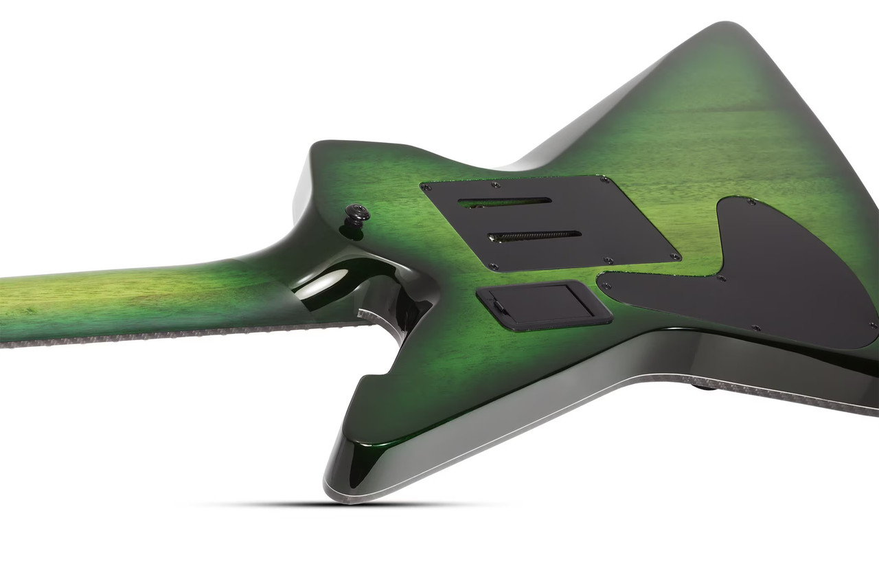 Schecter E-1 FR S Special Edition - Green Burst (3255) | Musician Madness