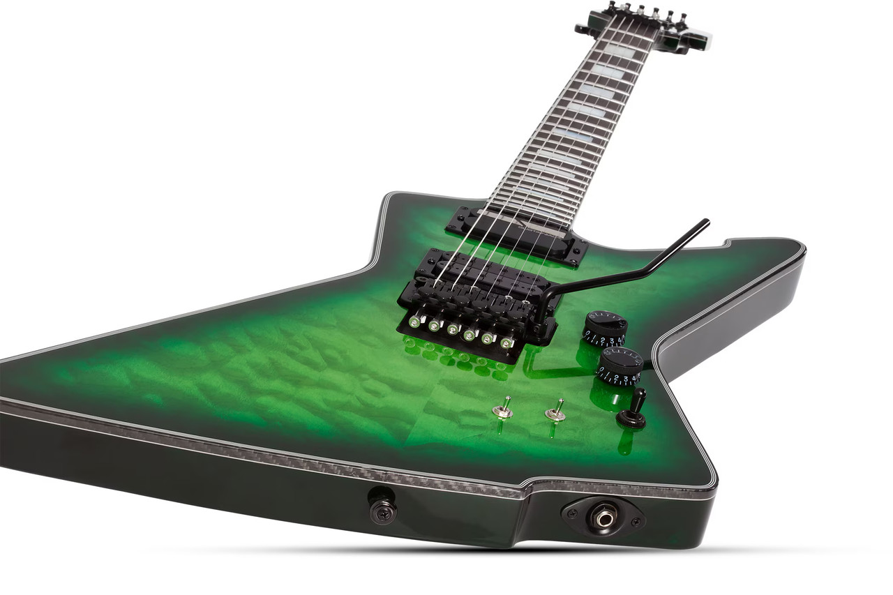 Schecter E-1 FR S Special Edition - Green Burst (3255)