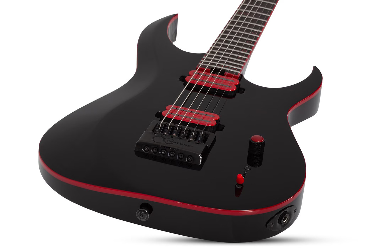 Schecter Sunset-6 ET EX Red Dawn - Gloss Black (3894)