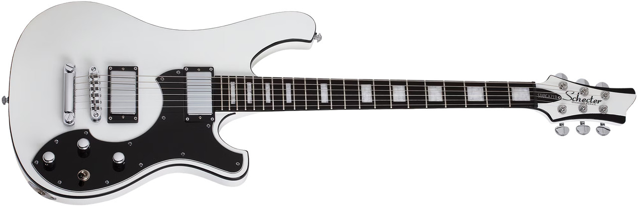 Schecter Stargazer-6 - Gloss White (676) | Musician Madness