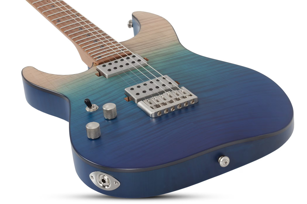 Schecter C-1 Standard Plus LH - Blue Fade (3939) | Musician Madness