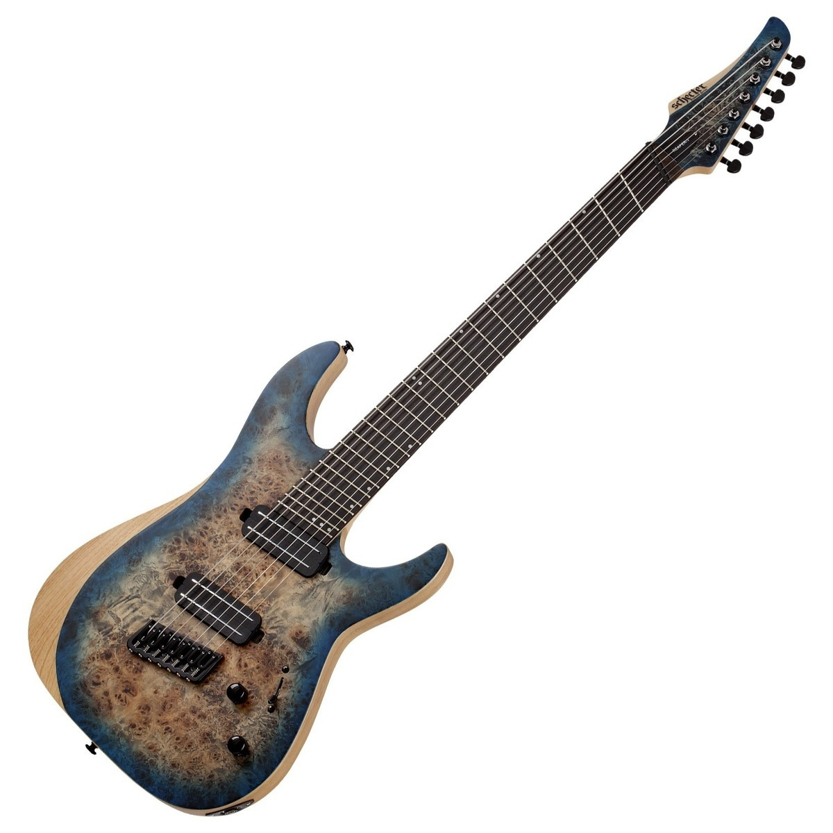 Schecter Reaper-7 Multiscale - Satin Sky Burst (SSKYB) (1510) | Musician Madness