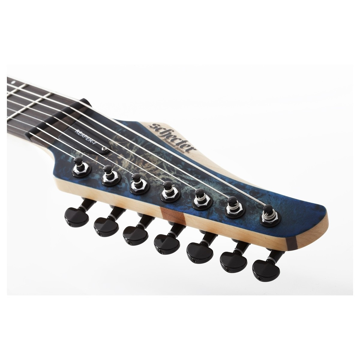Schecter Reaper-7 Multiscale - Satin Sky Burst (SSKYB) (1510) | Musician Madness