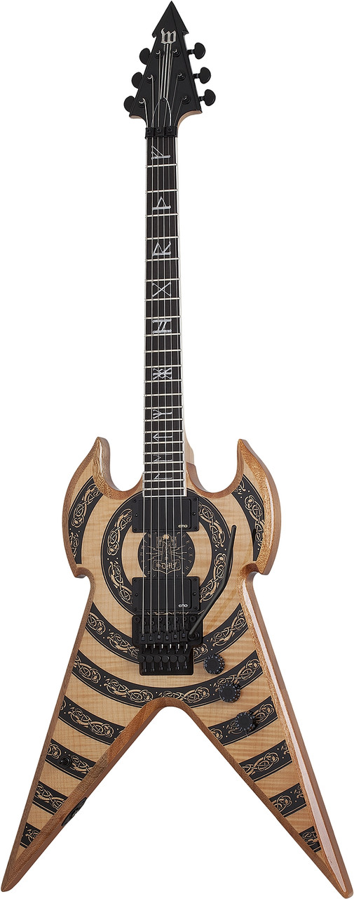 Schecter Warhammer FR Norse Dragon Bullseye - RawTop (4573) | Musician Madness
