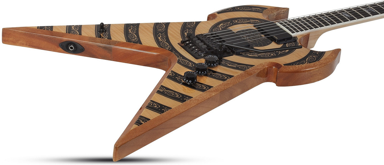 Schecter Warhammer FR Norse Dragon Bullseye - RawTop (4573) | Musician Madness