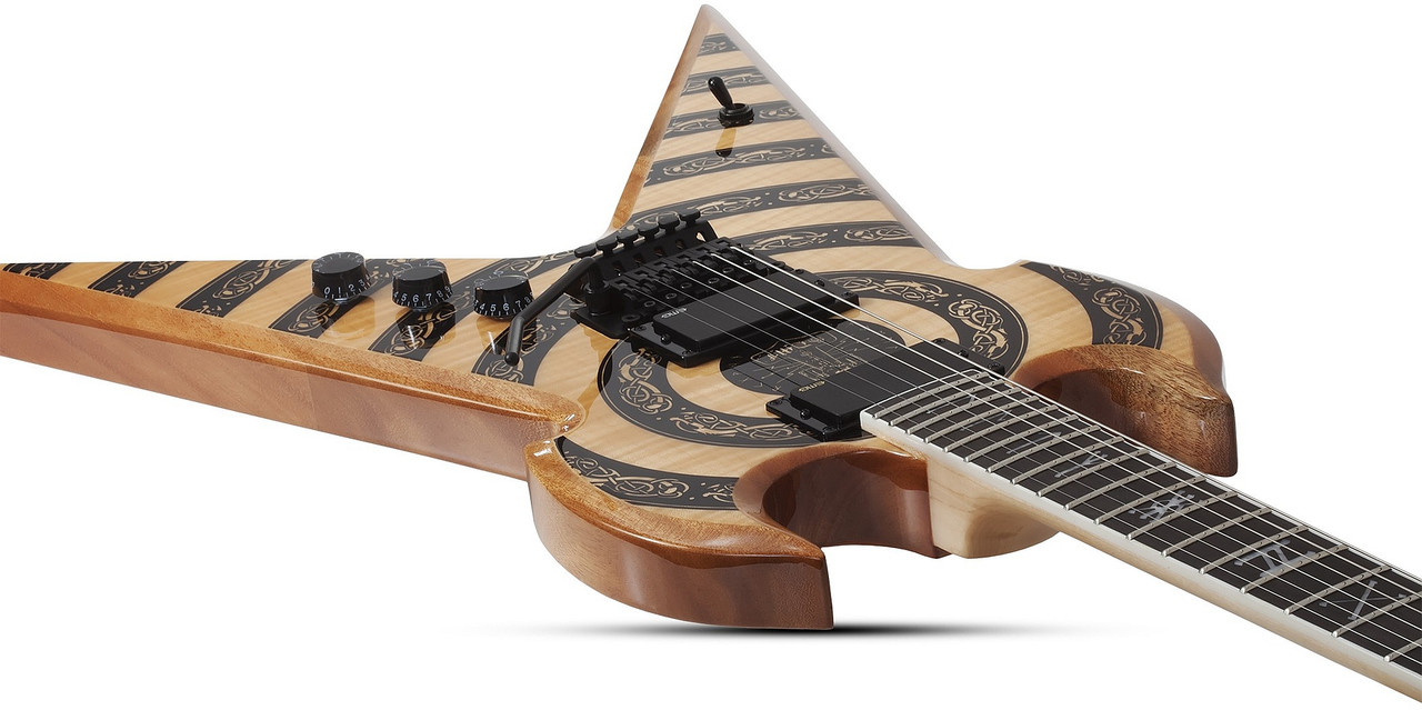 Schecter Warhammer FR Norse Dragon Bullseye - RawTop (4573) | Musician Madness