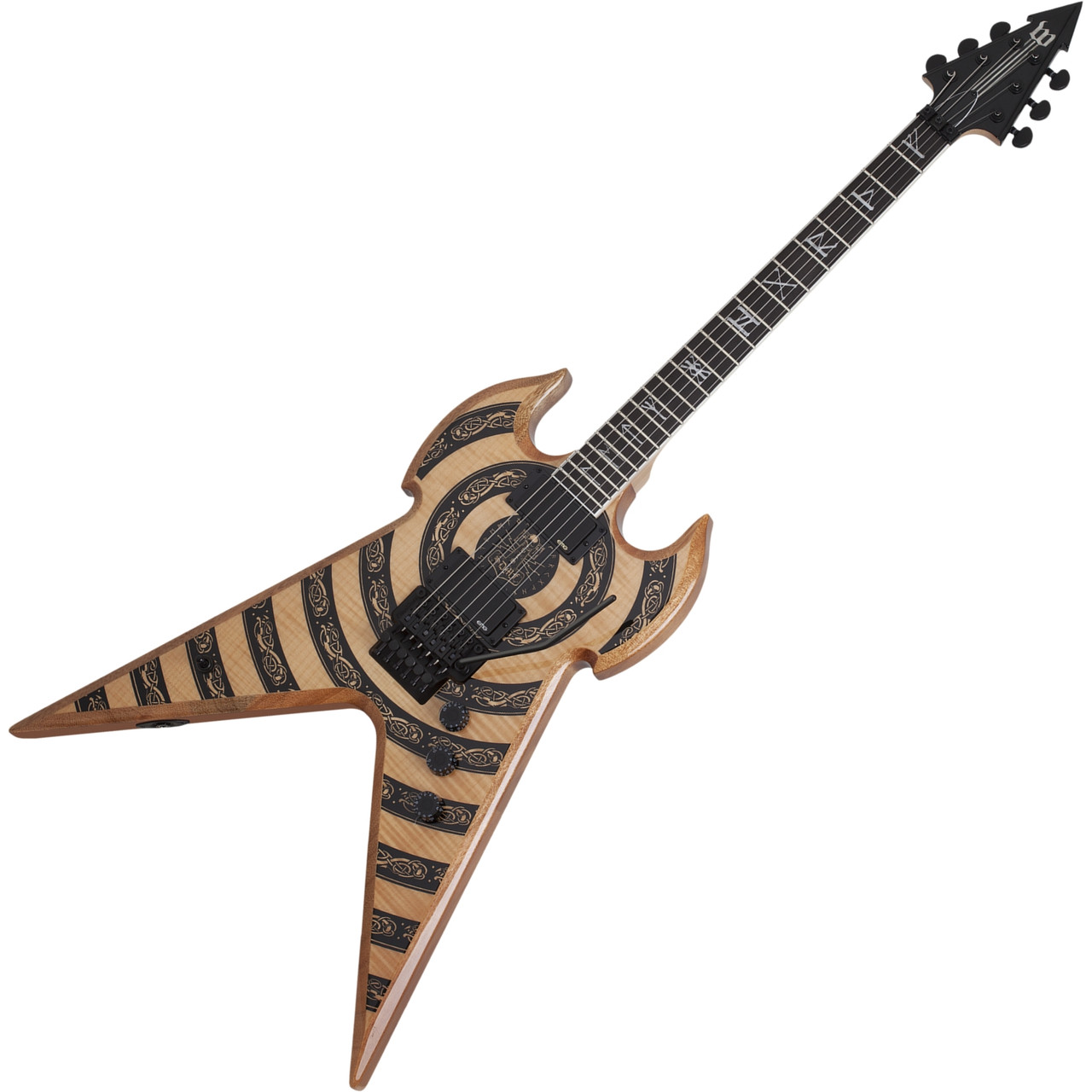 Schecter Warhammer FR Norse Dragon Bullseye - RawTop (4573)