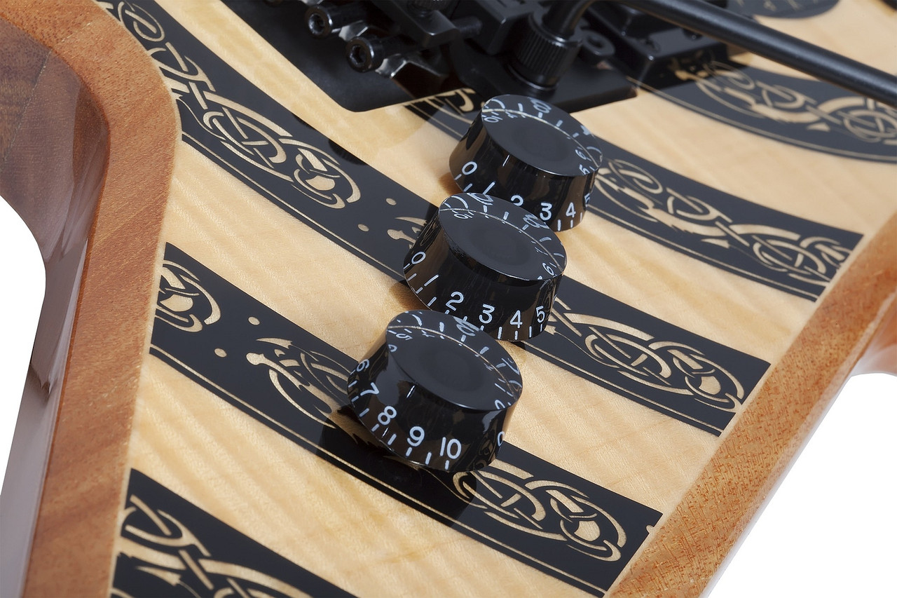 Schecter Warhammer FR Norse Dragon Bullseye - RawTop (4573) | Musician Madness