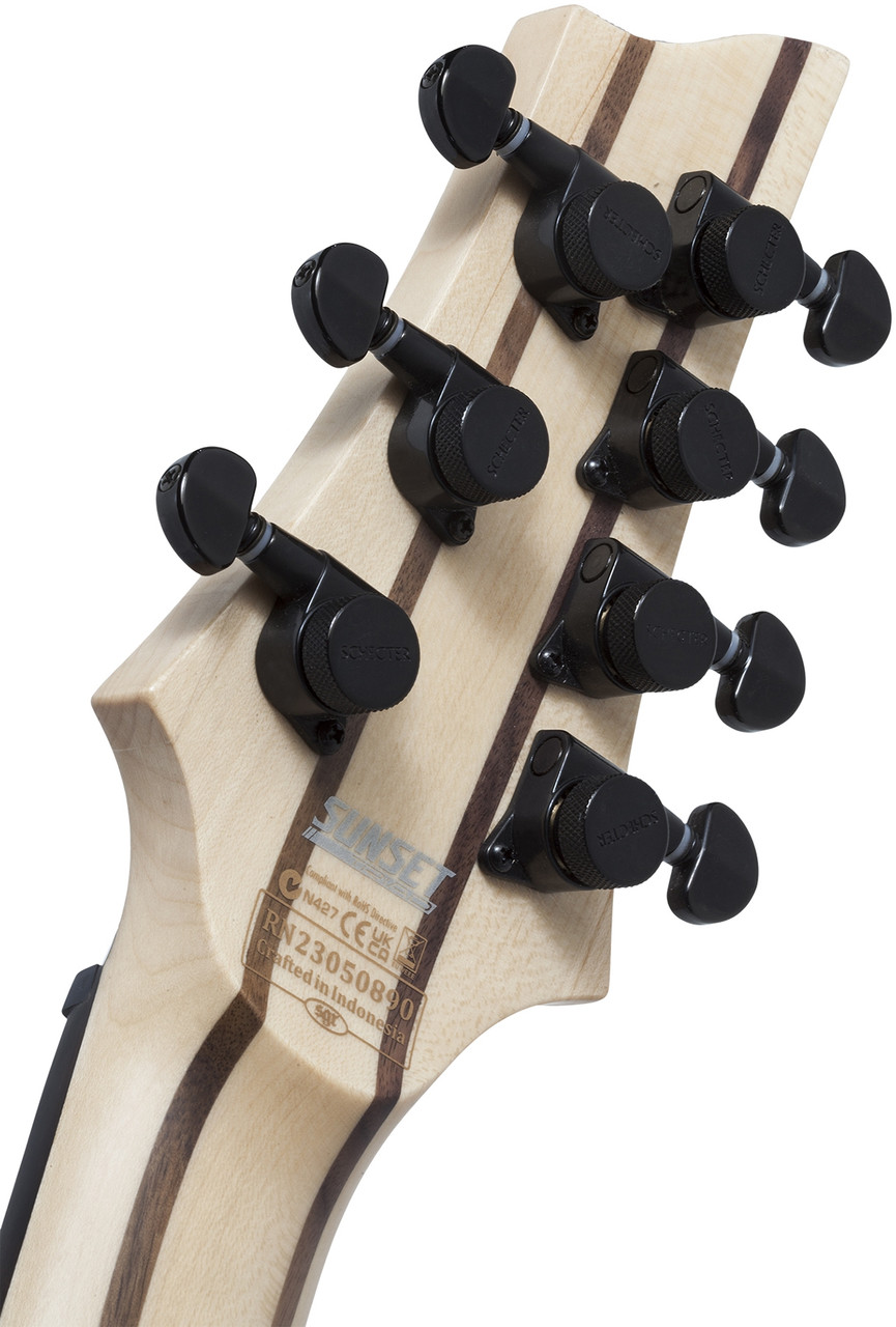 Schecter Sunset-7 Triad - Gloss Black (2575) | Musician Madness