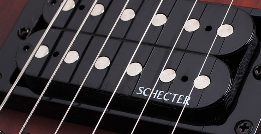 Schecter Omen-6 - Walnut Satin (WSN) (2062) | Musician Madness