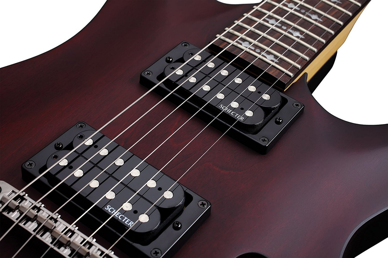 Schecter Omen-6 - Walnut Satin (WSN) (2062) | Musician Madness