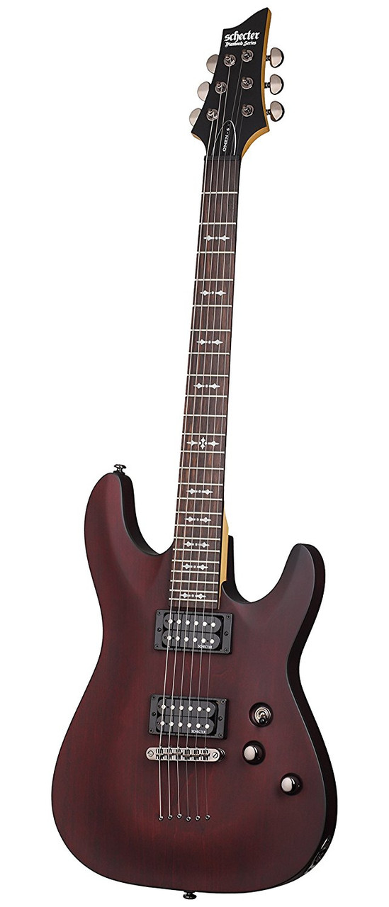 Schecter Omen-6 - Walnut Satin (WSN) (2062) | Musician Madness
