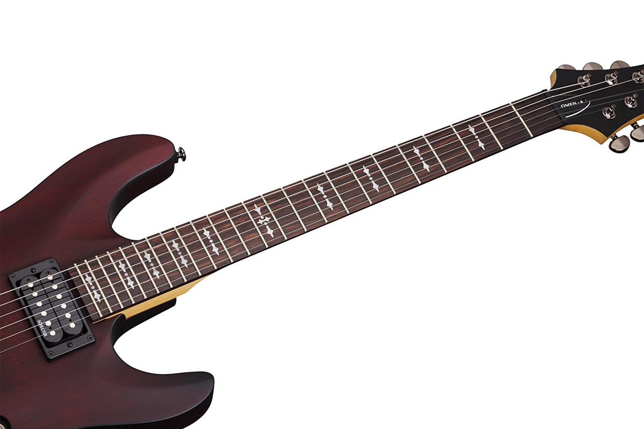 Schecter Omen-6 - Walnut Satin (WSN) (2062) | Musician Madness