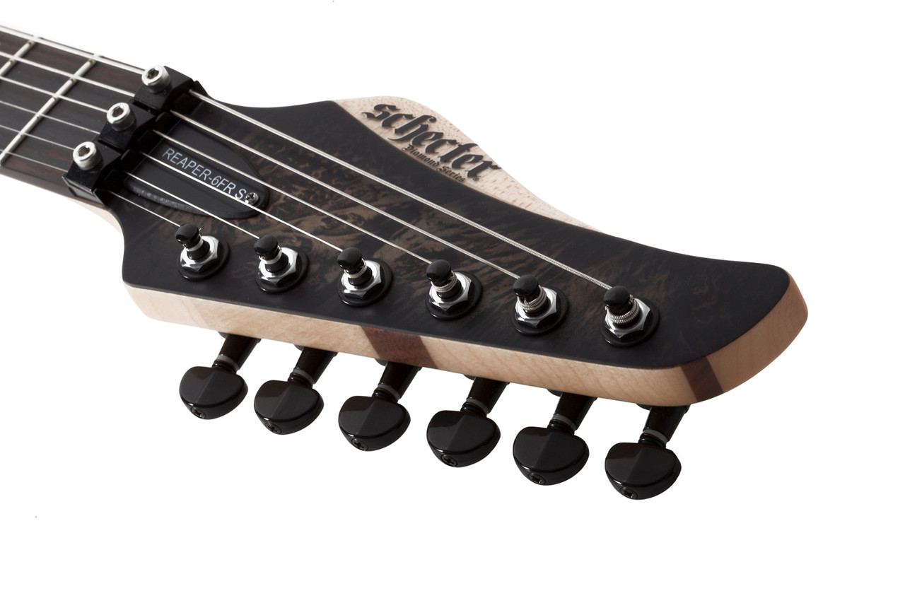Schecter Reaper-6 FR S - Satin Charcoal Burst (SCB) (1506) | Musician Madness