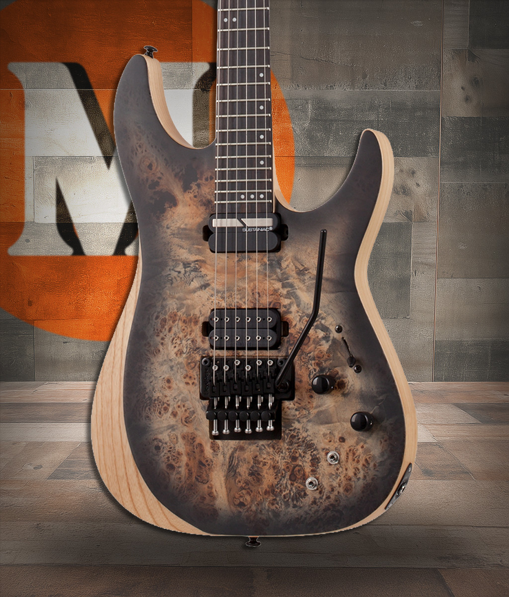 Schecter Reaper-6 FR S - Satin Charcoal Burst (SCB) (1506) | Musician Madness