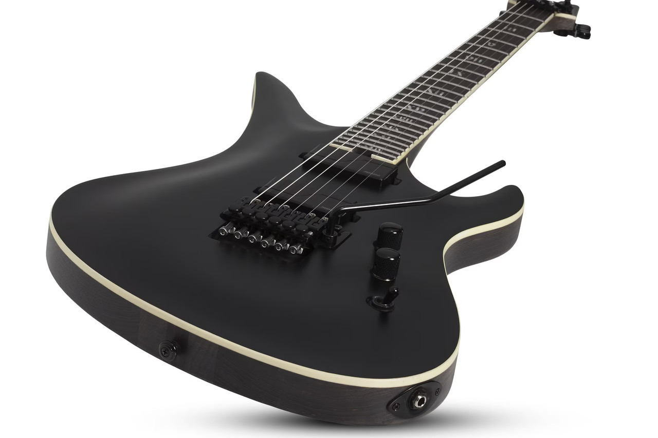 Schecter Avenger FR SLS Elite Evil Twin - Satin Black (1369) | Musician Madness